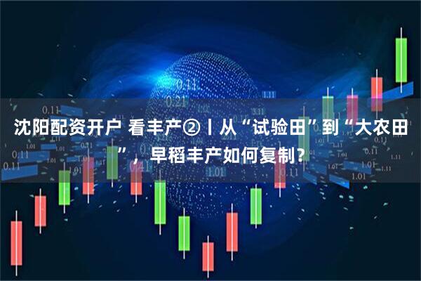 沈阳配资开户 看丰产②丨从“试验田”到“大农田”，早稻丰产如何复制？